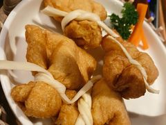 鱼籽福袋-左庭右院鲜牛肉火锅(新梅广场店)