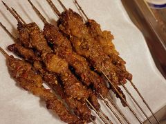 秦川黄牛招牌烤肉筋-叁宝烧烤 西安烧烤 领跑品牌(学府路店)