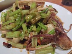 五花肉笔管鱼-晚归月亮湾私家菜(临邑路店)