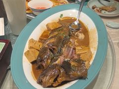 -海派美食·家宴海鲜青岛菜·石锅鲽鱼头(东方城店)