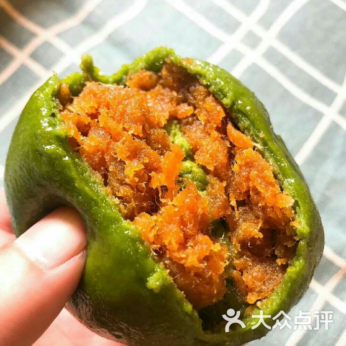 三凤桥肉庄总店蛋黄肉松青团图片-北京快餐简餐-大众点评网