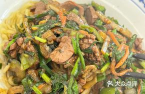 Pork Kidney and Liver Dry Noodles