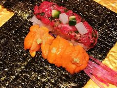 海胆生牛肉手卷-老乾杯和牛烧肉(王府中环店)