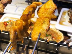 五香鸡皮-三个蒙古大叔羊肉串(大宁店)