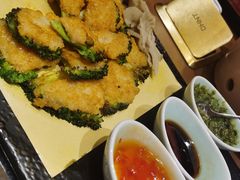 虾仁煎菜花-蒙古人烤羊大师(工农大路创始店)