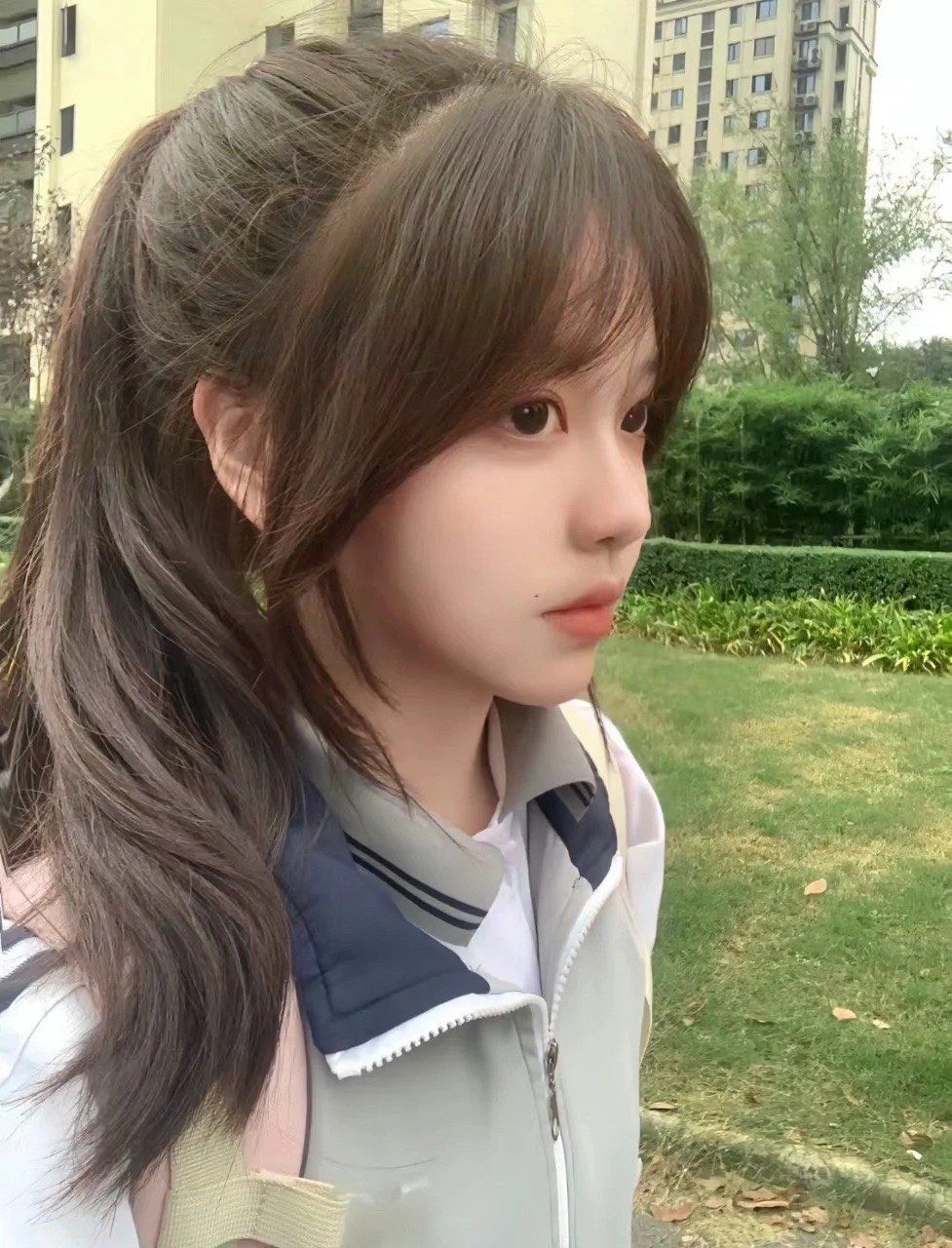 中长发的清新日常