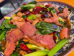 大蒜炒牛肉-新疆烧烤王(广灵店)
