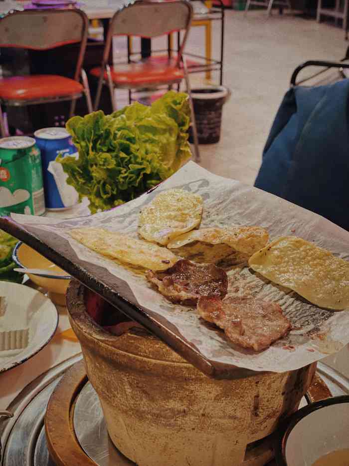 大四喜瓦片烤肉(星耀城店)-"在见过各种炭火,明炉等等种类繁多的烧烤