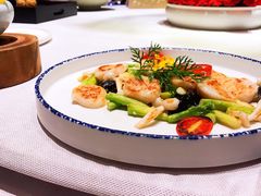 鲜菌黄煎炒日式大元贝-三利音·浦之舟(滨江大道店)