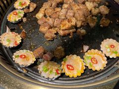 特色锡纸虾滑-杨记齐齐哈尔烤肉(五莲路店)