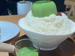 抹茶雪花冰-猫里有甜