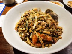 海鲜荠菜炒年糕-寻裕记·现炒浇头面(人民广场店)