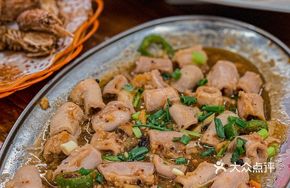 Steamed Pig Intestine with Fermented Black Beans