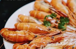 Steamed Macrobrachium rosenbergii