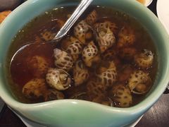 古越陈酿煮花螺-杭州西子湖四季酒店·金沙厅