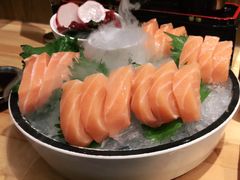 厚切深海三文鱼刺身-万岁寿司(天河领展店)