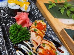 炙烤三文鱼手握-神隐烧肉酒场(九街店)