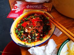 烤脑花-拈签一笑黄牛肉辣卤串串