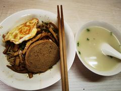 青椒干子肉丝干拌面-高邮面馆(明瓦廊店)