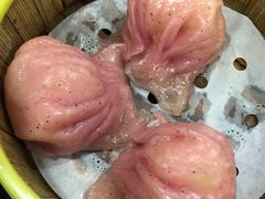 火龙果大虾饺-公园茶楼粤式点心