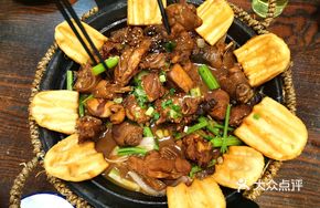 Pot-Baked Chicken with Flatbread