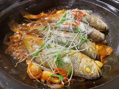 八分钟砂锅焗黄鱼-有喜胶东小馆(太申祥和店)