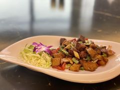 杏鲍菇炒牛肉粒-乔睿四季轩(樟阁路店)