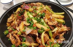 Dry Pot Chicken and Shrimp