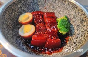 Braised Pork Belly with Osmanthus and Soft-Boiled Egg