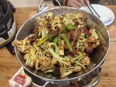 干锅有机菜花-威海海鲜王(窑头路店)