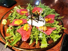 温泉蛋海胆牛肉-森味薪火烧•烧鸟居酒屋•日本料理(望京店)