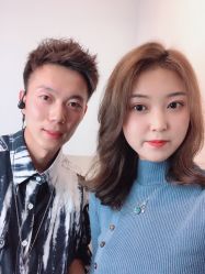 -I+造型烫发染发