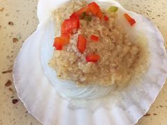 蒜蓉粉丝蒸扇贝-港畔赶海蒸汽海鲜烧烤自助(仙螺岛店)