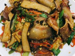 腊肠腊肉炒香干-文杰餐馆(南洪时尚风情街店)
