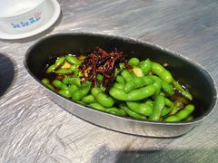 脆爽凉拌毛豆-靓靓蒸虾(中山公园店)