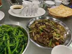 豆瓣酱炒空心菜-真好吃牛杂(白沙店)