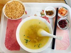 鸡汤泡炒米-江记老鸡汤米面