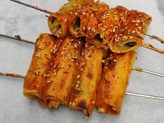 烤干豆腐卷-二发烧烤(亚麻厂店)