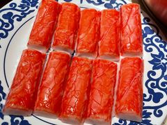 招牌生吃蟹肉-东镇老火锅(长春路首店)