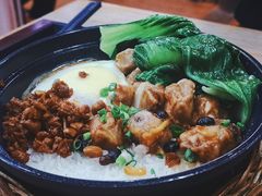 豉汁排骨煲仔饭-万煲旺·香港老传承煲仔饭·猪杂汤(客村店)