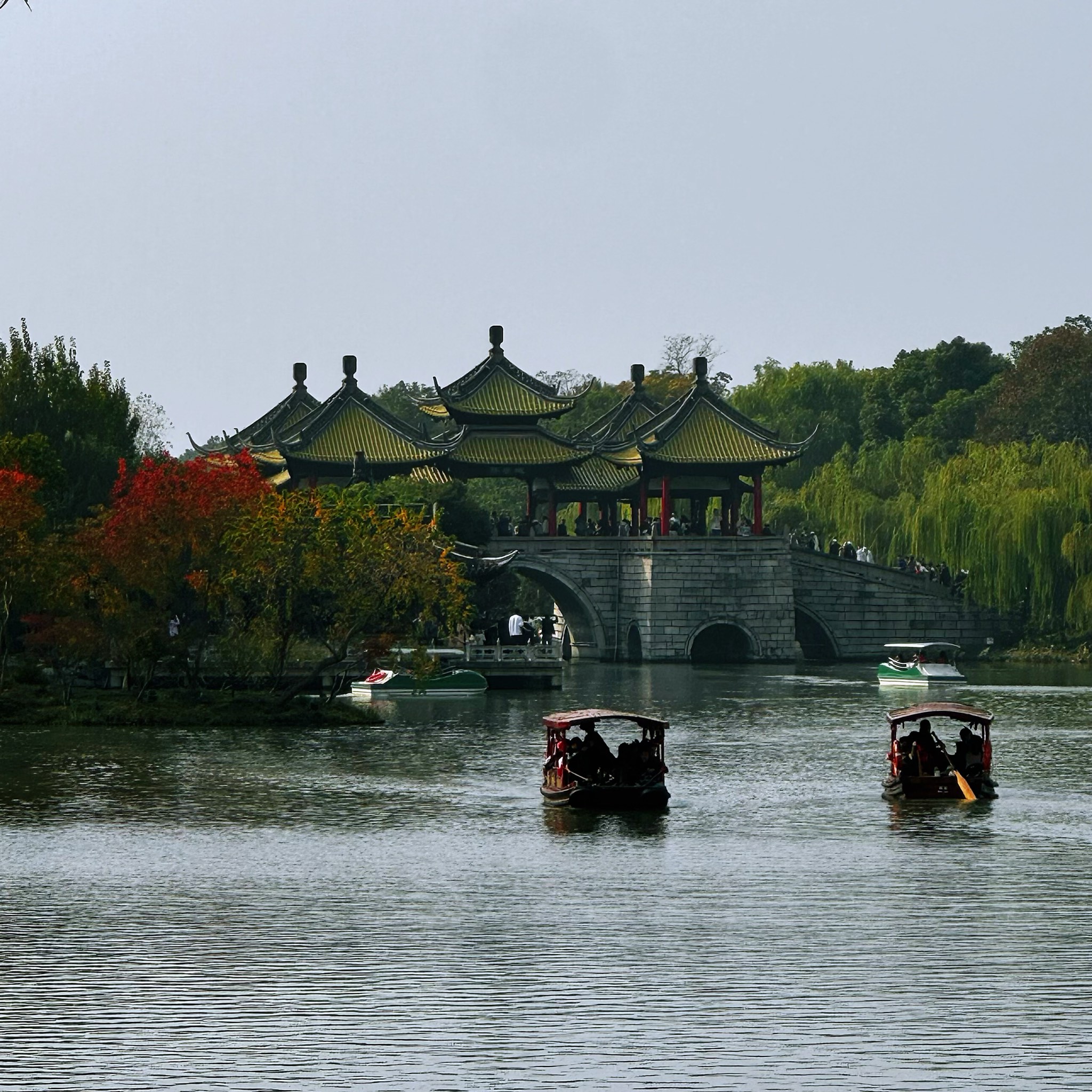 赞美扬州瘦西湖的景色图片