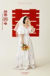 -桃子造型婚纱礼服(凤起广场店)