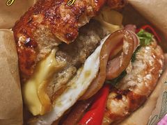 超厚芝士牛肉汉堡-魏斯理汉堡(西安沣东吾悦店)