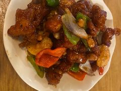 椒香虾仁爆鸡球-陈傻子餐厅(世纪都会店)