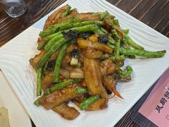 紫苏炒茄子豆角-凤厨顺德水乡凤味馆(大良锦龙路店)