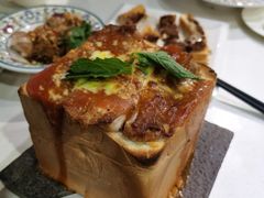 茄汁猪扒金砖焗饭-锦园春香港茶餐厅(西海湾旗舰店)