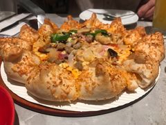 咸蛋黄花轮芝心比萨-必胜客(城西银泰店)