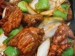 铁板黑椒牛柳-桃子餐厅·天津菜(红星路直营店)