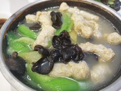 骨汤面筋烩丝瓜-东方饺子王(新奥购物中心店)