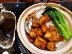 排骨煲仔饭-玉兰苑一等茶餐厅